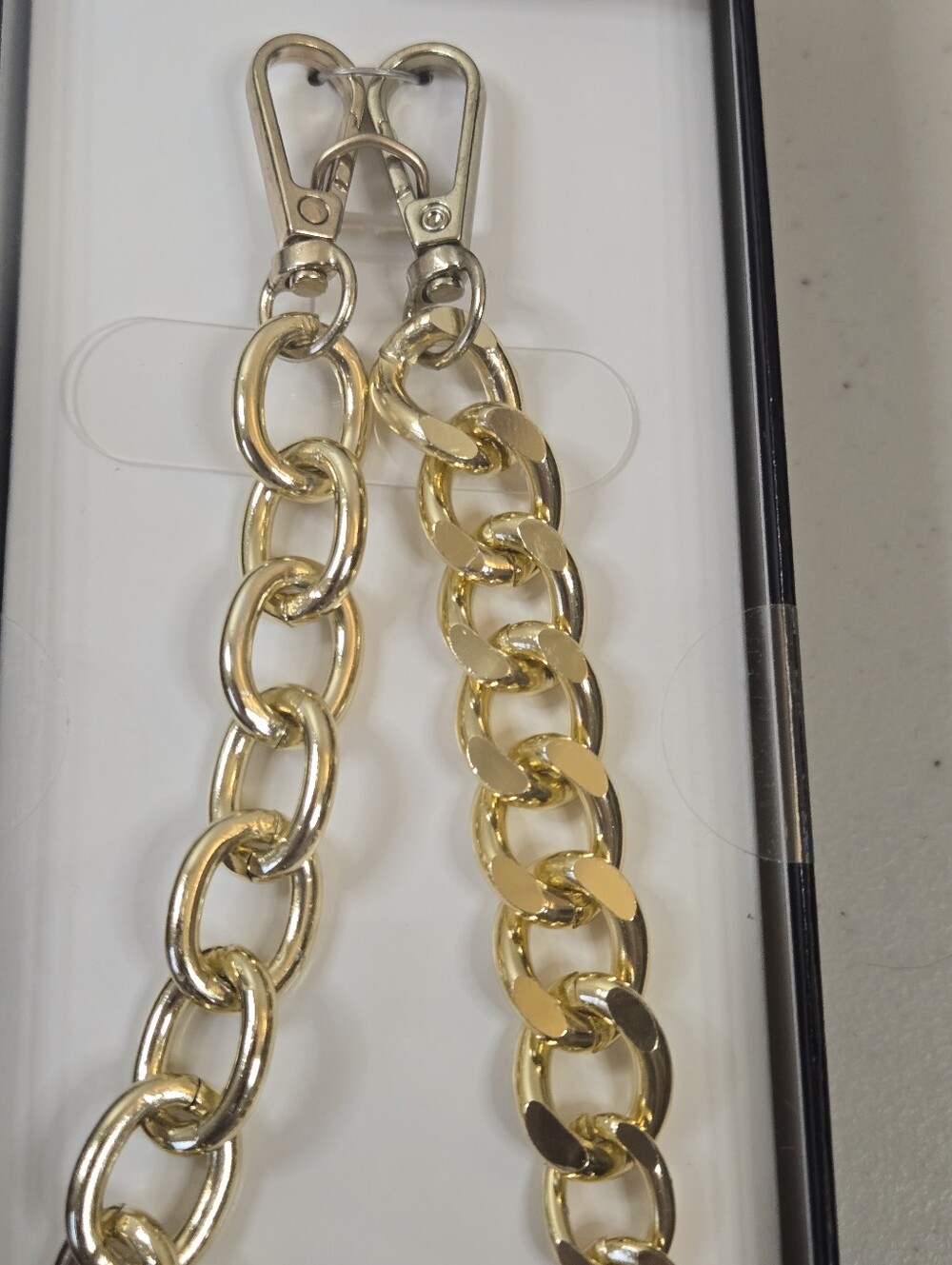 NWT Gold Tone Mixed Link Phone Crossbody Chain Universal